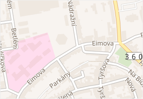 Eimova v obci Polička - mapa ulice