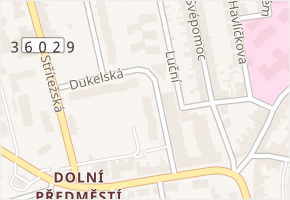 Luční v obci Polička - mapa ulice