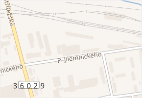 P. Jilemnického v obci Polička - mapa ulice