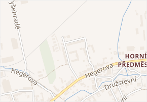 Sídliště Hegerova v obci Polička - mapa ulice