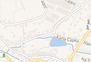 Boženy Němcové v obci Polná - mapa ulice