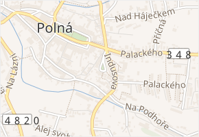 Karlovo náměstí v obci Polná - mapa ulice