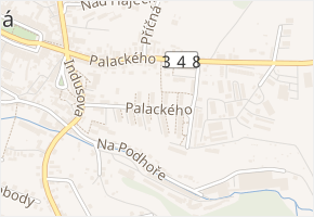Palackého v obci Polná - mapa ulice