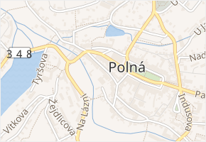 Poděbradova v obci Polná - mapa ulice