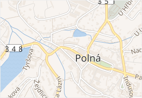Sezimovo náměstí v obci Polná - mapa ulice