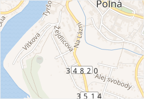 Žejdlicova v obci Polná - mapa ulice