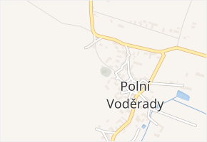 Mančice v obci Polní Voděrady - mapa ulice