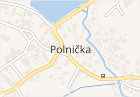 Polnička v obci Polnička - mapa části obce