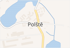 Polště v obci Polště - mapa části obce