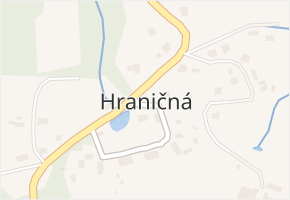 Hraničná v obci Pomezí nad Ohří - mapa části obce