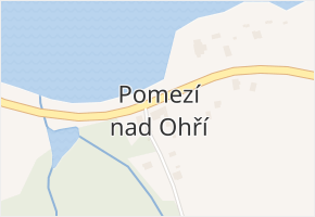 Pomezí nad Ohří v obci Pomezí nad Ohří - mapa části obce
