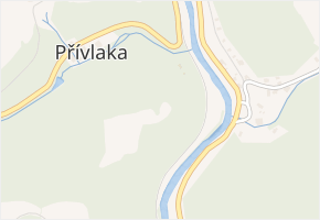 Nová Ves v obci Poniklá - mapa části obce