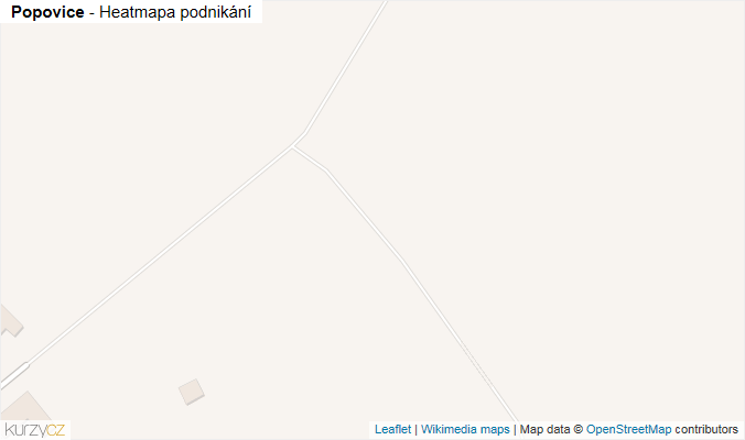 Mapa Popovice - Firmy v obci.