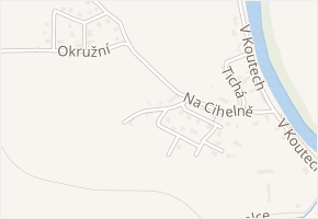 Na Závisti v obci Poříčí nad Sázavou - mapa ulice