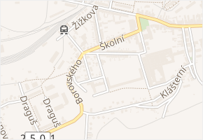 Kosteleckého v obci Postoloprty - mapa ulice