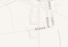 Na konečné v obci Postřelmov - mapa ulice