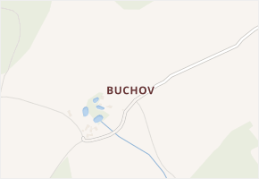Buchov v obci Postupice - mapa části obce