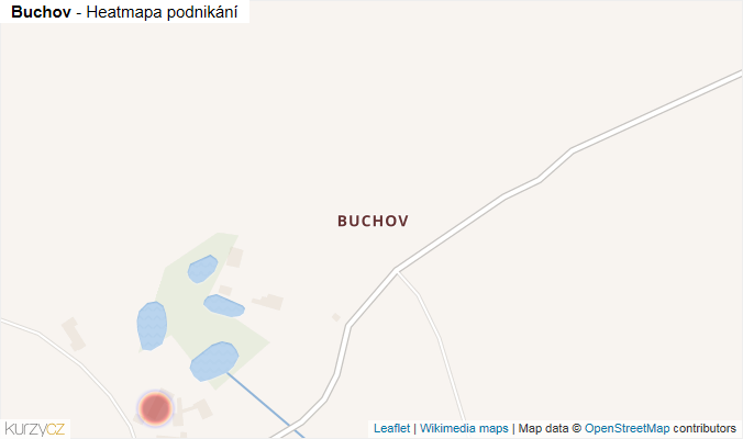 Mapa Buchov - Firmy v části obce.