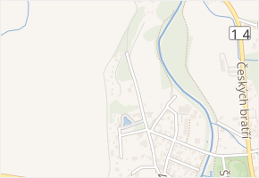 K Marečku v obci Potštejn - mapa ulice