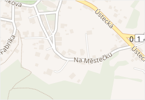 Na Městečku v obci Potštejn - mapa ulice