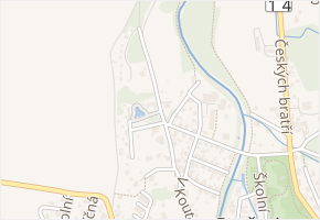 Na Štěpnici v obci Potštejn - mapa ulice