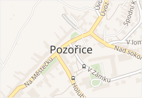 Za Mlýnem v obci Pozořice - mapa ulice