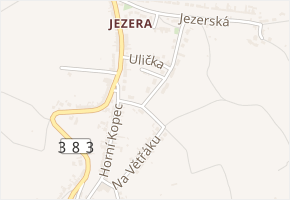 Za myslivnou v obci Pozořice - mapa ulice