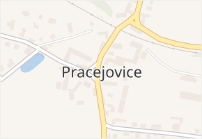 Pracejovice v obci Pracejovice - mapa části obce