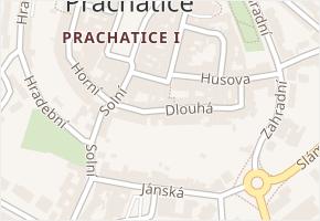 Dlouhá v obci Prachatice - mapa ulice