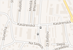 Kasárenská v obci Prachatice - mapa ulice