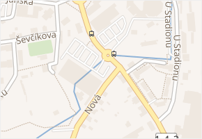 Krumlovská v obci Prachatice - mapa ulice