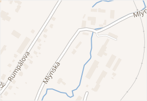 Mlýnská v obci Prachatice - mapa ulice