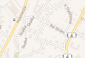 Na Vyhlídce v obci Prachatice - mapa ulice