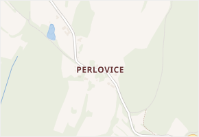 Perlovice v obci Prachatice - mapa části obce