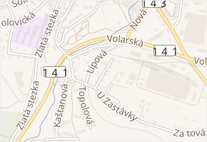 Pod Lázněmi v obci Prachatice - mapa ulice