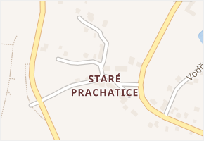 Staré Prachatice v obci Prachatice - mapa části obce