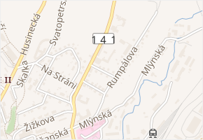 U Hvězdárny v obci Prachatice - mapa ulice