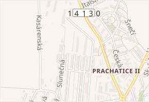 Vítkova v obci Prachatice - mapa ulice