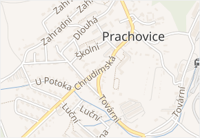 Chrudimská v obci Prachovice - mapa ulice