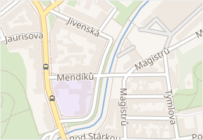 Adamovská v obci Praha - mapa ulice