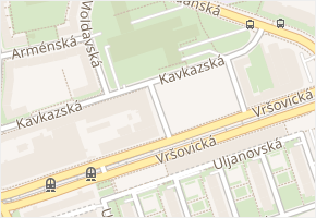 Altajská v obci Praha - mapa ulice