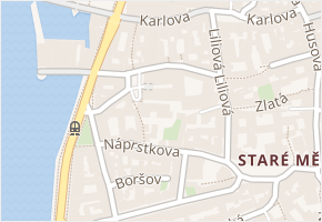 Anenská v obci Praha - mapa ulice