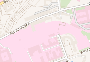 Apolinářská v obci Praha - mapa ulice