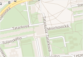 Bajkonurská v obci Praha - mapa ulice
