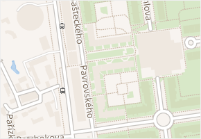 Bašteckého v obci Praha - mapa ulice