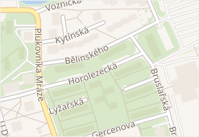 Bělinského v obci Praha - mapa ulice