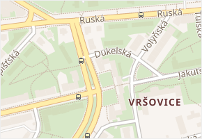 Bělocerkevská v obci Praha - mapa ulice