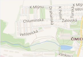 Beřkovická v obci Praha - mapa ulice