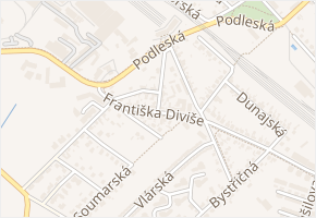 Berounská v obci Praha - mapa ulice