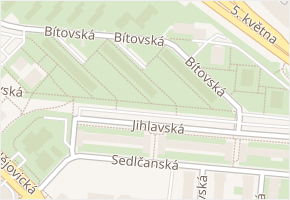 Bítovská v obci Praha - mapa ulice